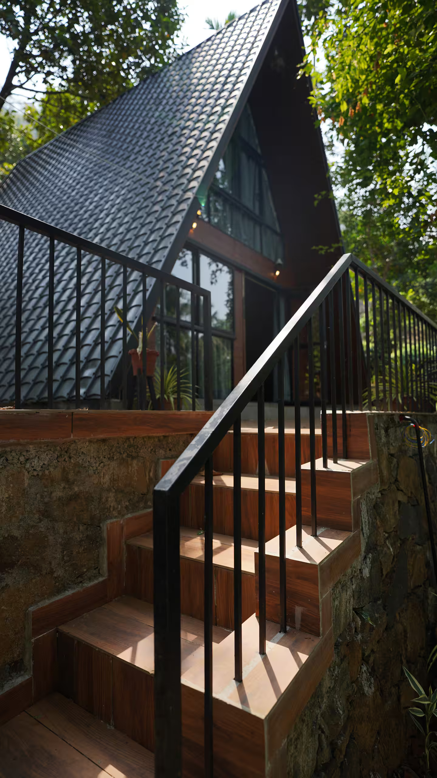 A-Frame Cabin Exterior view 1