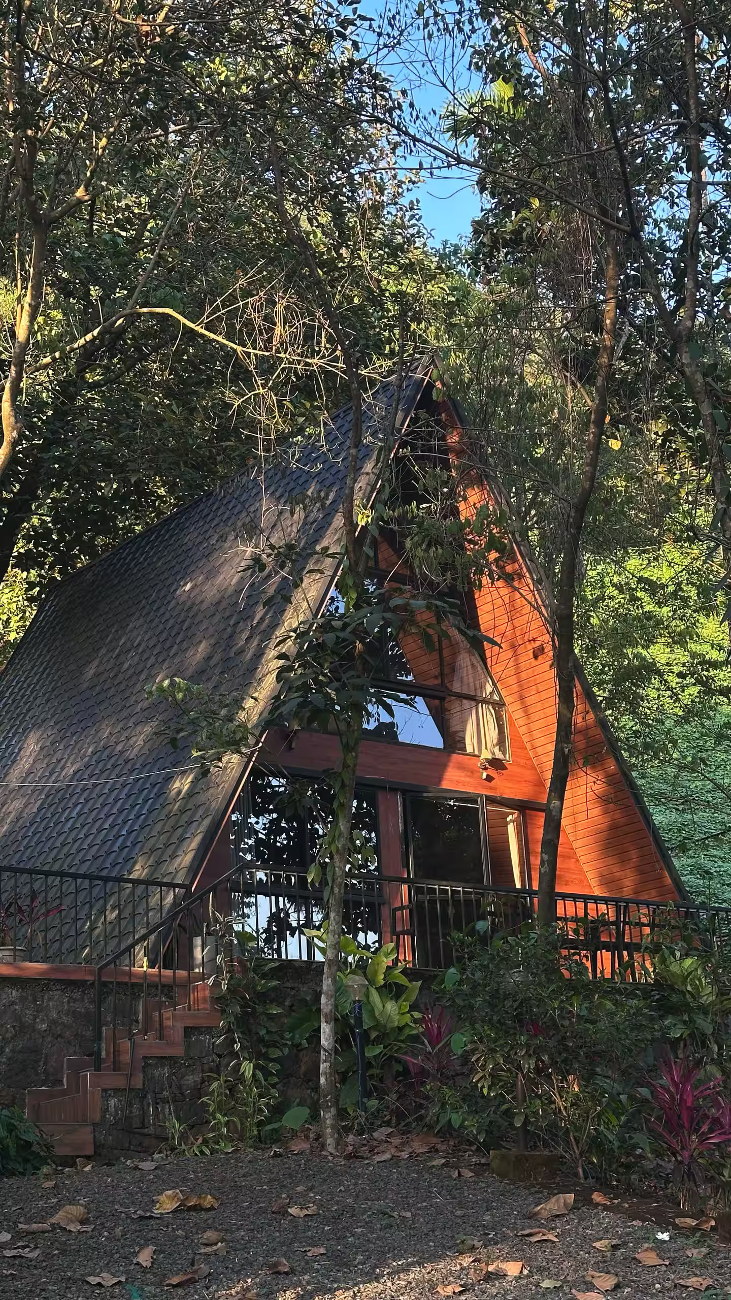 A-Frame Cabin Exterior view 2