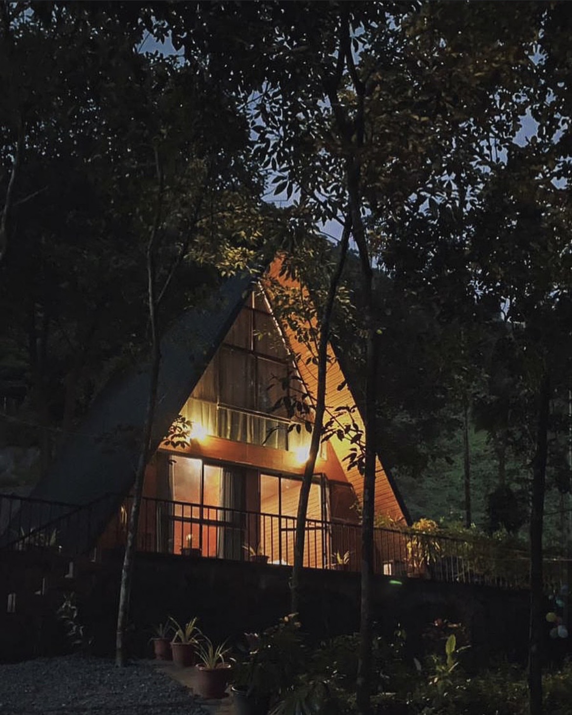 A-Frame Cabin Exterior view 4